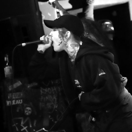 Emy (Blossom Decay) with Peace Of Mind (D, Erfurt) Neujahr-Mosh-Fest - Chemiefabrik, Dresden - 9. Januar 2026 (4).JPG